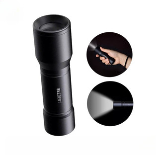 Đèn pin BEEBEST Di động 130m Nhẹ AAA EDC Chống nước SOS Di động Đèn pin điện Mini