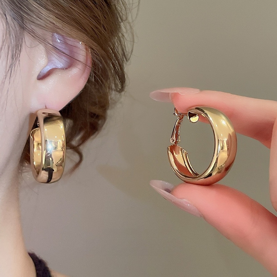 (10 Cái) Bộ Bông Tai In Hình Da Báo Retro Bông Tai Thời Trang Cá Tính Cho Nữ Thiết Kế Niche Sense Phụ Kiện