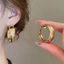 Bộ Bông Tai In Hình Da Báo Retro Bông Tai Thời Trang Cá Tính Cho Nữ Thiết Kế Niche Sense Phụ Kiện