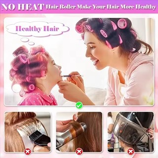 1 / 3 / 5 Cái DIY Lazy Bangs Curler dành cho nữ - Công cụ làm tóc con lăn không nhiệt tự cầm (Màu ngẫu nhiên)
