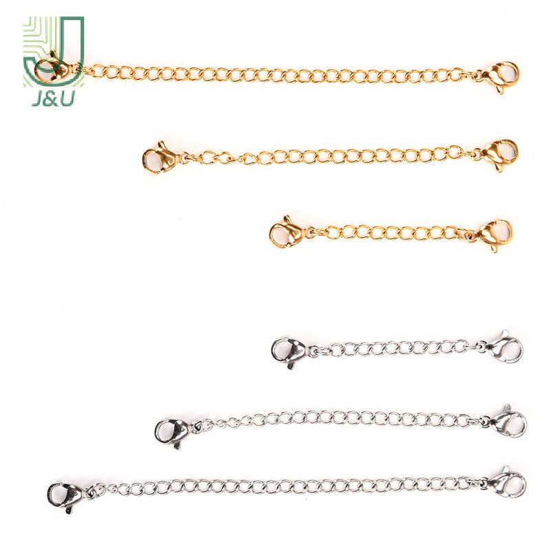 J & U Nối Dài Dây Xích Mở Rộng Đuôi Vòng Cổ Vòng Tay Bông Tai Trang Sức Làm Mới