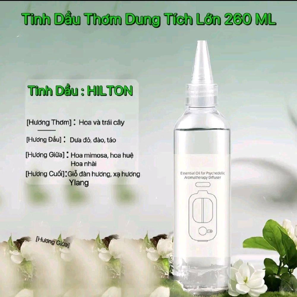Tinh dầu thơm phòng chai lớn 260ml bổ sung tinh dầu cho máy phun, tinh dầu chai chiếc lớn thích hợp nhiều loại máy phun