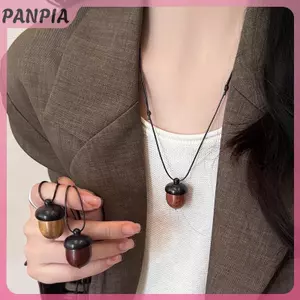 PNIAP - Mặt Dây Chuyền Acorn Sáng Tạo, Dài Phù Hợp Làm Chocker, Trang Sức Thời Trang Quà Tặng Lý Иdeal