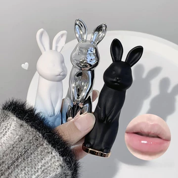 Thỏ Dưỡng Ẩm Son Dưỡng Môi Mật Ong Đào Hydrating Môi Plumper Nuôi Dưỡng Trang Điểm Chăm Sóc Môi Tẩy Tế Bào Chết Da Chết Làm Mịn Đường Môi