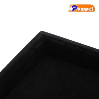 Schmucktablett Schmucklade Giá đỡ trang sức được làm bằng da lộn nhân tạo, Hộp đựng bông tai trang sức để lưu trữ đồ trang sức