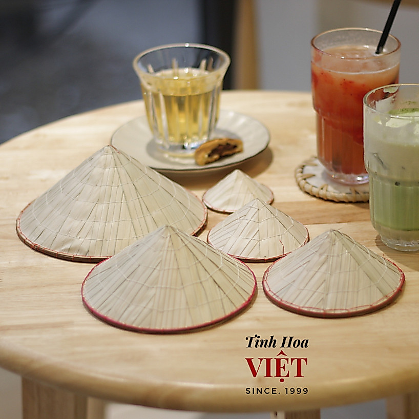 Nón lá mini trang trí, cho bé, decor truyền thống Tinh Hoa Việt