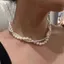 Vòng cổ ngọc trai hai lớp thanh lịch dành cho nữ, 2026 Trang sức Choker tối giản sang trọng thời trang mới