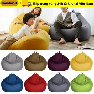 BAMBOOB Ghế Sofa Bao Tổ Chức Đồ Chơi Mềm Mại Thoải Mái Ghế Trang Trí Nhà Lười Lounger
