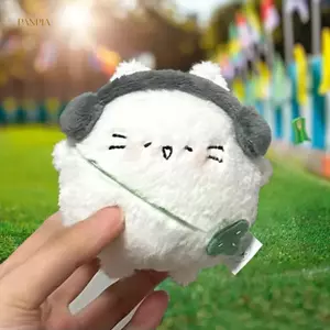 PNPIA- Hoạt Hình Dễ Thương Luy Cỏ Mèo Sang Trọng Búp Bê Đồ Chơi Kawaii Sang Trọng Búp Bê Móc Khóa Bapa Mặt Dây Chuyền Túi Phụ Kiện Trang Trí Quà Tặng