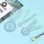 {TB & Bag} Thước đo nhịp tim 6 / 8Inch Thước đo khớp y tế Chỉnh hình Hiệu chỉnh Quy tắc góc Cột sống Thước góc ngón tay Thước đo góc.