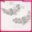 JASMINE 1 Chiếc Giày Nữ Hoa Bule DIY Kim Cương Giả Kẹp Giày Có Thể Tháo Rời Giày Cưới Cao Gót Phụ Kiện Giày Sáng Bóng Giày Đồ Trang Trí JASMINE