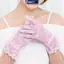 MAKY Nữ Vintage Sheer Găng Tay Ren Ngắn Găng Tay Cưới Derby Tiệc Trà Chiều Dài Cổ Tay Găng Tay Hoa Cho Bữa Tối Lạ Mắt Trang Phục Phụ Kiện Găng Tay VN