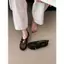 TT 2026 Phong Cách Mới Phiên Bản Hàn Quốc Sang Trọng Rỗng Giày Đơn Nữ Đế Bằng Một Bước Giày Lưới Mùa Hè Nữ Dép Thoáng Khí