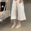 TT 2026 Dệt Rỗng Dày Gót Dép Nữ Thời Trang Mùa Hè Phù Hợp Với Váy Thấp Gót La Mã Dép Dép Mới