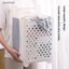 Ziyulinyuk Giỏ quần áo bẩn treo tường Giỏ đựng đồ gấp dung tích lớn Thiết kế rỗng chịu tải mạnh để thông gió VN