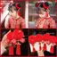 HFSHY 2 Cái / bộ Trẻ Em Dễ Thương Tết Nguyên Đán Dây Buộc Tóc Co Giãn Bé Gái Đáng Yêu Dây Cao Su Mềm Trẻ Em Phụ Kiện Tóc VN