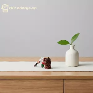 GE Miniature Padauk Sheep Zodiac Hình khắc chi tiết để trang trí năm mới của Trung Quốc VN