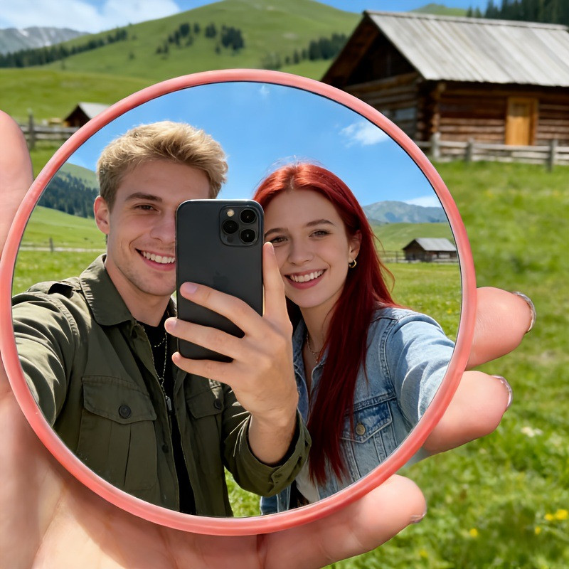 Gương Lồi Selfie 360 Độ HOMIE Gương Tròn Mini Chụp Ảnh Góc Rộng Quay Vlog Du Lịch Tự Sướng Sắc Nét