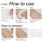 LUImo Face Body Holographic Glitter Freles Stiers Hình trái tim Hình xăm chống nước tạm thời cho bữa tiệc lễ hội Rave Phụ kiện trang điểm SBS