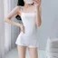 Mùa hè kiểu Pháp Pure Desire One-Piece Loungewear Dây đeo dây lớn Quần short một mảnh Slim-fit Slimmer Look Sexy Girl Loungewear Women