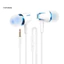 < CarFashion > 1 Bộ Tai Nghe In-ear Bass Nặng Tích Hợp Micro Tai Nghe Có Dây Thời Trang Cho Trò Chơi