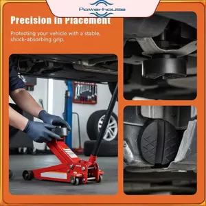 POWER Universal Car Ja Rubber Pads 4 CÁI Ultra Thi Ja Stand Support Pad Adapter để nâng xe đáng tin cậy trong xưởng nhà để xe.
