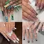 60 Miếng đệm silicon mềm có thể tái sử dụng Stencil Pháp Stier Nail Art Extension Duet System Hình thức kép Công cụ xây dựng móng tay kiểu Pháp