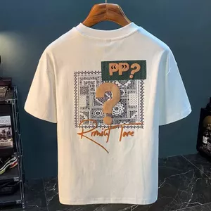 Áo thun ngắn tay 2025 Nam Dạo Phố Phong Cách Hip-Hop Cổ Tròn Đáy Áo Sơ Mi Top Mùa Hè EOVN