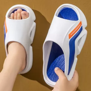 Hàng sẵn có Kích thước 32-45 Người lớn Bé trai Trung niên Trẻ em lớn Chống trượt Nhà Mặc ngoài trời Đế dày Chống mài mòn Shit @