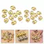 Flgo 10 Chiếc Thép Không Gỉ Hình Bầu Dục Hạt Kết Nối Cho Vòng Cổ Vòng Tay Đính Hạt Tiếp Liệu