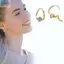 JVSUB 2 Đôi Bông Tai Nam Châm Lymphatic Dành Cho Nữ Lo Âu Và Căng Thẳng Để Giảm Cân Lymphatic Thoát Nước Tai Stud