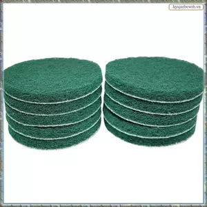 10 Gói 6 Inch Đa Năng Xanh Chà Cọ Rửa Miếng Lót Nội Thất Ô Tô Làm Sạch Điều Hòa Đĩa Đánh Bóng 240 Grit