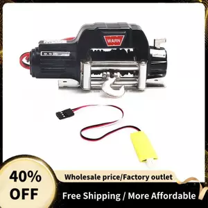 Tời tự động bằng kim loại với cáp điều khiển 3CH cho xe bánh xích RC 1 / 10 SCX10 TRX4 D90 Bộ phận nâng cấp, 1