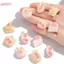 HFSHY Bánh Dâu Nhựa Hoạt Hình Quyến Rũ 10 / 12 Cái BPA-Free An Toàn Cho DIY Vỏ Điện Thoại Trang Trí Trang Sức Làm Người Mới Bắt Đầu Thủ Công Bộ Dụng Cụ VN