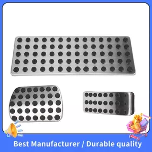 1 Bộ Bạc Bàn Đạp Phanh Xe Miếng Lót Phụ Kiện Xe Hơi Inox, Cho CLA GLA ML R W176 W245 W246 W251 W164 W166 X164 X166 C177 X156 AT