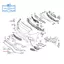 Viền viền trước bên trái & bên phải Chrome cho C Class W205 C180 C200 A2058851374 A2058851474
