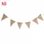 3.7M Mộc Mạc Đa Năng Hessian Burlap Ren Bunting Shabby Sang Trọng Biểu Ngữ Đám Cưới