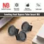 10 Bộ 45mm Đường Kính Đế Có Thể Điều Chỉnh San Bằng Chân 25mmx25mm Bộ Chèn Ống Vuông