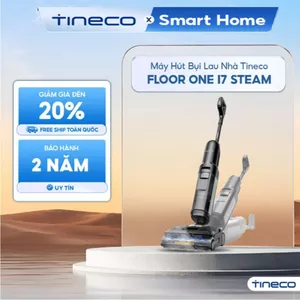 Máy hút bụi lau nhà Tineco Floor One i7 Steam - Công nghệ HyperSteam 160°C - 22.000Pa - Pin dạng túi độ bền gấp 3 lần