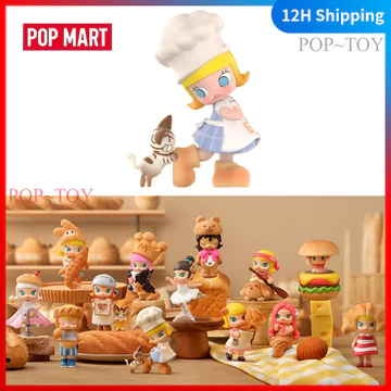 POPMART MOLLY CARB LOVER Series Blind Box Figures Cute Gift pop mart blind box figures gift đồ chơi búp bê quà tặng