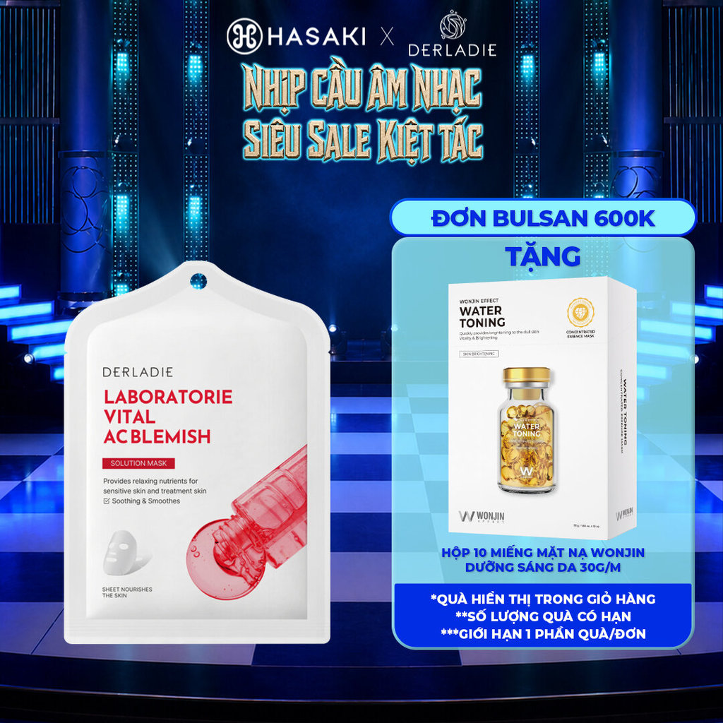 Mặt Nạ Derladie Hỗ Trợ Phục Hồi Làm Dịu Da Mụn 30ml