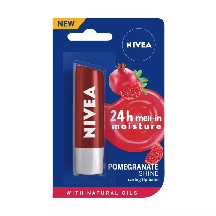 Son dưỡng môi NIVEA, Lựu Shine, 4,8g