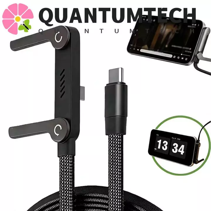 Cáp QUANTUMTECH USB Type C sang C, Dây sạc nhanh hai đầu TPE, Dây sạc nhanh Sạc nhanh Cáp dữ liệu C sang C Loại C nhẹ Phụ kiện điện thoại di động