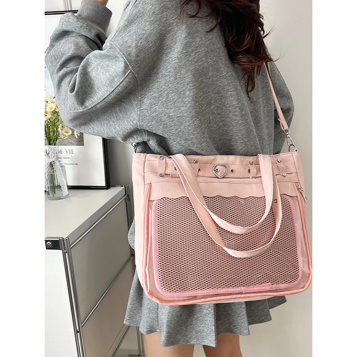 Women's Cute Clear Jelly Shoulder Bag – Large, Mini, for School – 5