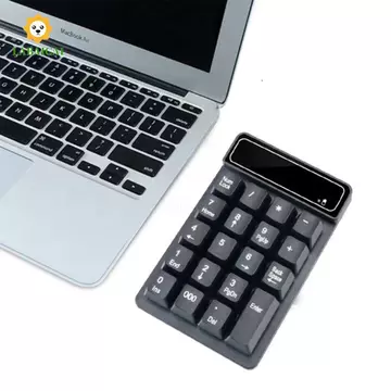 Bàn phím nhỏ Bluetooth máy tính LABAICAI, Bàn phím có dây 19 phím Bàn phím số không dây 2.4G, Cảm giác cơ khí chống nước Bàn phím số USB Mini cầm tay Đồ dùng kế toán
