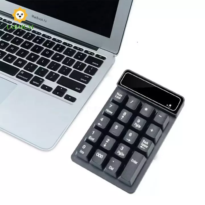 Bàn phím nhỏ Bluetooth máy tính LABAICAI, Bàn phím có dây 19 phím Bàn phím số không dây 2.4G, Cảm giác cơ khí chống nước Bàn phím số USB Mini cầm tay Đồ dùng kế toán