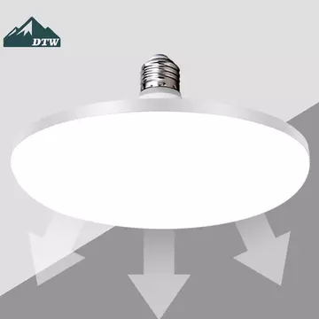 Bóng Đèn LED DTW Đèn Led Siêu Sáng 12W 15W 20W 30W 50W 220V UFO Đèn Led Đèn Trong Nhà Trắng Ấm Đèn Bàn Đèn Nhà Để Xe Thể Thao