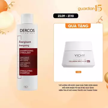Dầu Gội Giảm Gãy Rụng Vichy Dercos Cho Da Đầu Nhạy Cảm 200Ml