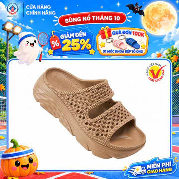 [MUA 2 GIẢM 3%] Dép Bánh Mì Nữ ASIA Đế Cao 5cm Siêu Nhẹ Tôn Dáng - Dép Lê Nhựa EVA Đi Trong Nhà Đi Chơi Êm Chân - DWE114