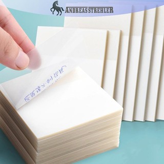 Onetimingfine 50 tờ Giấy ghi chú trong suốt PET chống thấm nước Danh sách việc cần làm hàng ngày VN